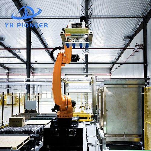 Latest company news about Tingkatkan Efisiensi dengan Sistem Palletizing Otomatis dari GUANGZHOU YH PIONEER INTELLIGENT CO., LTD