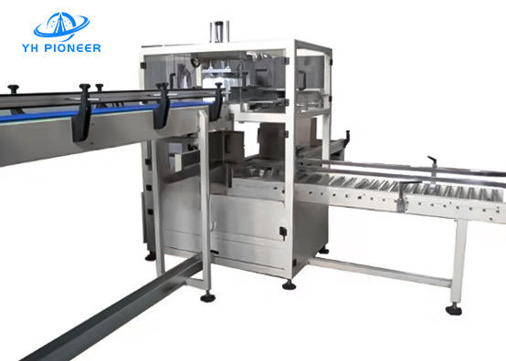 Harga yang bagus Mesin Pengemasan Kasus Botol Baja Berkualitas 18-30kasus/menit on line