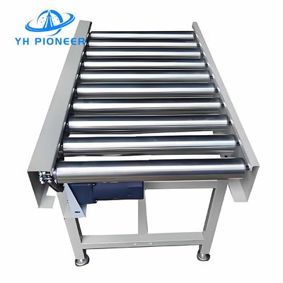 Harga yang bagus 500-800mm lebar baja tahan karat roller conveyor sistem untuk transportasi beban berat on line