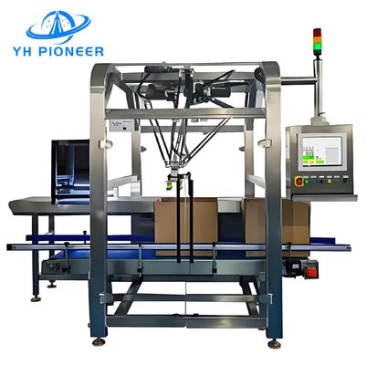 Harga yang bagus IP65 Robot Bag Carton Packer Machine 25-100 Kali/Min Delta Robot Case Packer on line
