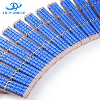 Harga yang bagus Plat rantai bola konveyor baja dengan PP PE POM sabuk modular untuk transportasi yang lancar on line