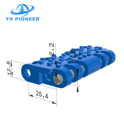 Harga yang bagus Pita modular POM yang berlubang tahan lama dengan gesekan untuk pengangkutan yang tahan lama dan perawatan rendah on line