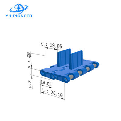 Harga yang bagus Gelang Modular Mudah Dibersihkan Dengan Penerbangan Untuk Pengangkutan Sanitasi Di Industri Makanan Dan Farmasi on line