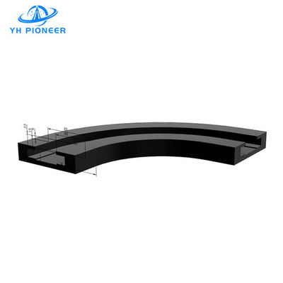 Harga yang bagus Modular Curved Track Rail untuk integrasi sistem conveyor serbaguna dan terukur on line
