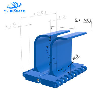 Harga yang bagus Hook Fleksibel - Rantai Sabuk Mesh Tipe dengan PP untuk Solusi Peningkatan dan Pengangkutan yang Dapat Dikustomisasi on line