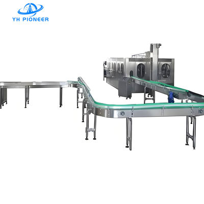 Harga yang bagus Sistem Conveyor Botol Kontrol Kecepatan Variabel, Conveyor Transfer Botol 45m/min on line