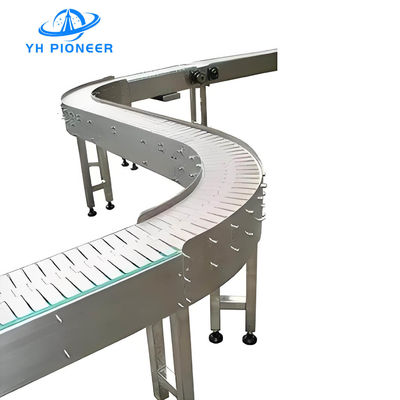 Harga yang bagus Low Noise Flexible Chain Conveyor Kecepatan yang disesuaikan dan berbagai pilihan tegangan on line