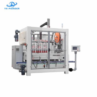 Harga yang bagus Mesin pengemasan botol karton yang efisien dengan kecepatan 21-28 karton / menit dan daya 4,5KW untuk kemasan yang andal on line