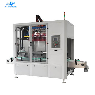 Harga yang bagus Flexible bottle case packer dengan ukuran pallet yang dapat disesuaikan dan 4.6KW power high speed canning lines on line