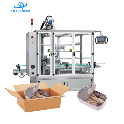 Harga yang bagus Tuna Kaleng Mesin pengemasan karton untuk kaca PET Tin dan produk kantong untuk kebutuhan kemasan yang beragam on line