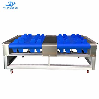 Harga yang bagus Precision Modular Plastic Chain Conveyor, Sistem Conveyor Belt Modular 0,75KW on line