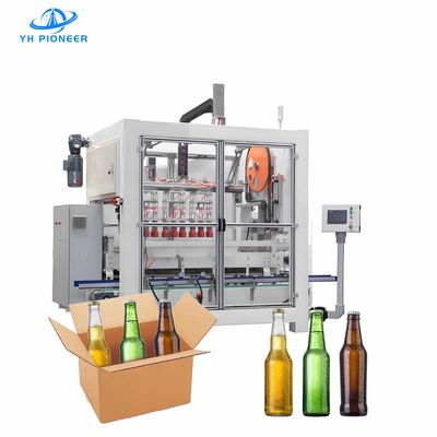 Harga yang bagus Mesin Pengemasan Karton Bir Cocok untuk Bottle Berbagai Kaleng dan Cangkir untuk Berbagai Kebutuhan Kemasan on line