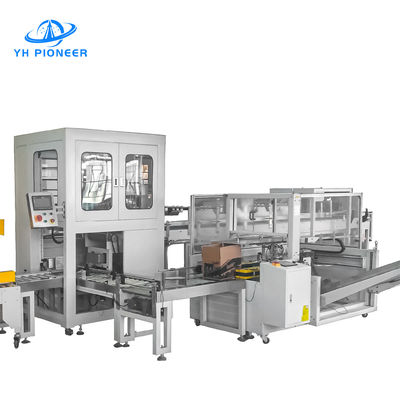 Harga yang bagus Touch Screen Bag Carton Packer Mesin PLC Control 3PH 380V 50HZ on line