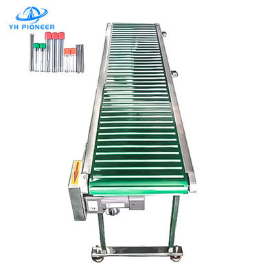 Harga yang bagus FDA Disetujui Sistem Conveyor Botol Farmasi 5-25m/Min Kecepatan yang disesuaikan on line