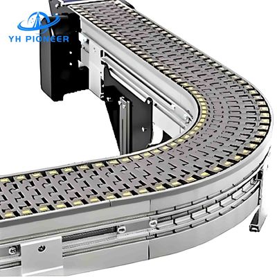 Harga yang bagus Food Grade Flexible Chain Plate Conveyor Machine untuk kebutuhan otomatisasi yang serbaguna on line