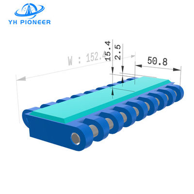 Harga yang bagus Sabar PP Modular Belt dengan permukaan karet untuk Low - Noise dan Shock - Absorbing Conveying Solusi on line