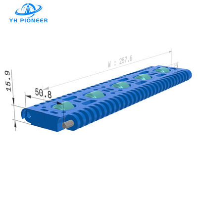 Harga yang bagus PP Plastik Modular Belt Dengan Roller Untuk Sistem Pengangkutan Otomasi Industri on line