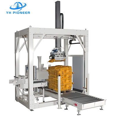 Harga yang bagus Sistem Palletizing Otomatis Fleksibel Gantry Palletizer Pola Lapisan Disesuaikan on line
