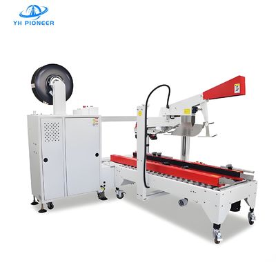 Harga yang bagus 18m/min Mesin Penutup Kotak Karton Otomatis Dengan Lebar Pita Adesif 30mm 45mm on line