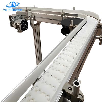 Harga yang bagus Fleksibilitas Tinggi Mesin Conveyor Rantai Fleksibel Untuk Industri Makanan dan Minuman on line