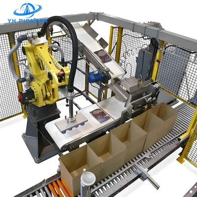 Harga yang bagus Robot Otomatis Kotak Kotak Mesin Erector 3kg Muatan Berguna Dengan 6 Axis Fleksibilitas on line