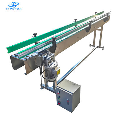 Harga yang bagus Sistem Conveyor Botol Struktur Serbaguna Conveyor Botol Rantai Lebar Khusus on line