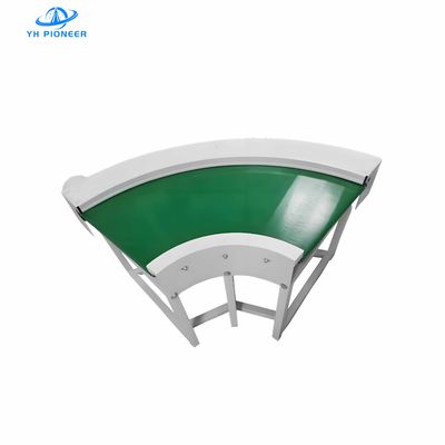 Harga yang bagus Konveyor sabuk putar stainless steel tahan lama dengan lebar pengangkutan 300 ~ 1000MM yang dapat disesuaikan dan sudut 30 °-90 ° on line