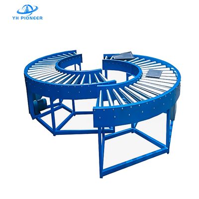 Harga yang bagus Sistem konveyor pemutar rol yang fleksibel dan tahan lama dalam stainless steel 304 untuk kapasitas beban 80 kg/200 kg on line