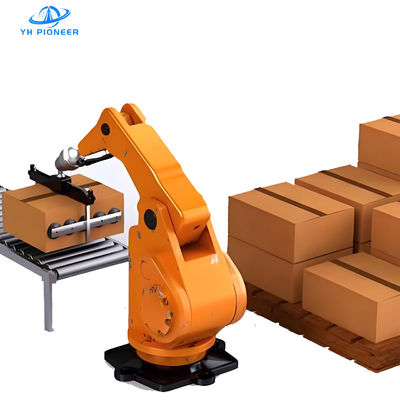 Sistem Palletizer Robot Presisi Tinggi dengan Arm Span 3150mm dan Akurasi Posisi Ulang ± 0.4mm untuk Palletizing Efisien