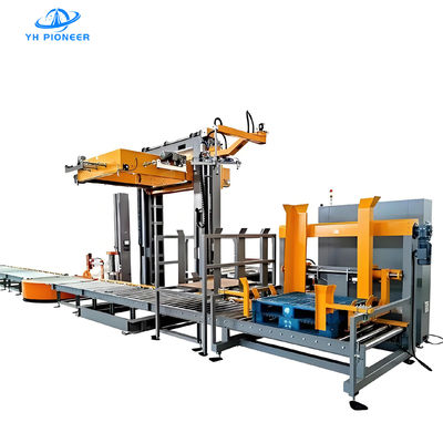 Harga yang bagus Sistem Palletizing Gantry untuk Kotak Karton dan Kothak dengan Mode Kontrol Pengajaran Robotika on line