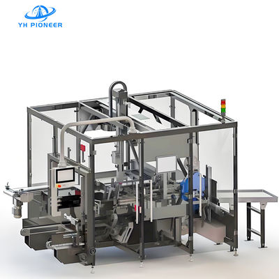 Harga yang bagus Efisiensi Tinggi Drop - Jenis botol Case Packer Untuk PET Kaca Dan Botol Aluminium Dengan 6KW Daya Dan Low Noise Operasi on line
