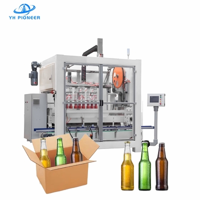 kualitas Mesin Pengemasan Karton Bir Cocok untuk Bottle Berbagai Kaleng dan Cangkir untuk Berbagai Kebutuhan Kemasan pabrik